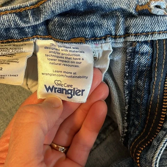 Mens 30x32 Wrangler Slim Bootcut Denim - Picture 8 of 10